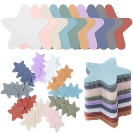 MAXECHO 40pcs Multicolor 4 Inches Star Spot Markers - Carpet Floor Dots for Classroom Decoration, Flexible Seating, Elementary School, Preschool, Kindergarten Supplies