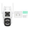 Outdoor WiFi Surveillance Camera 2 Lens Security PTZ IP Cam