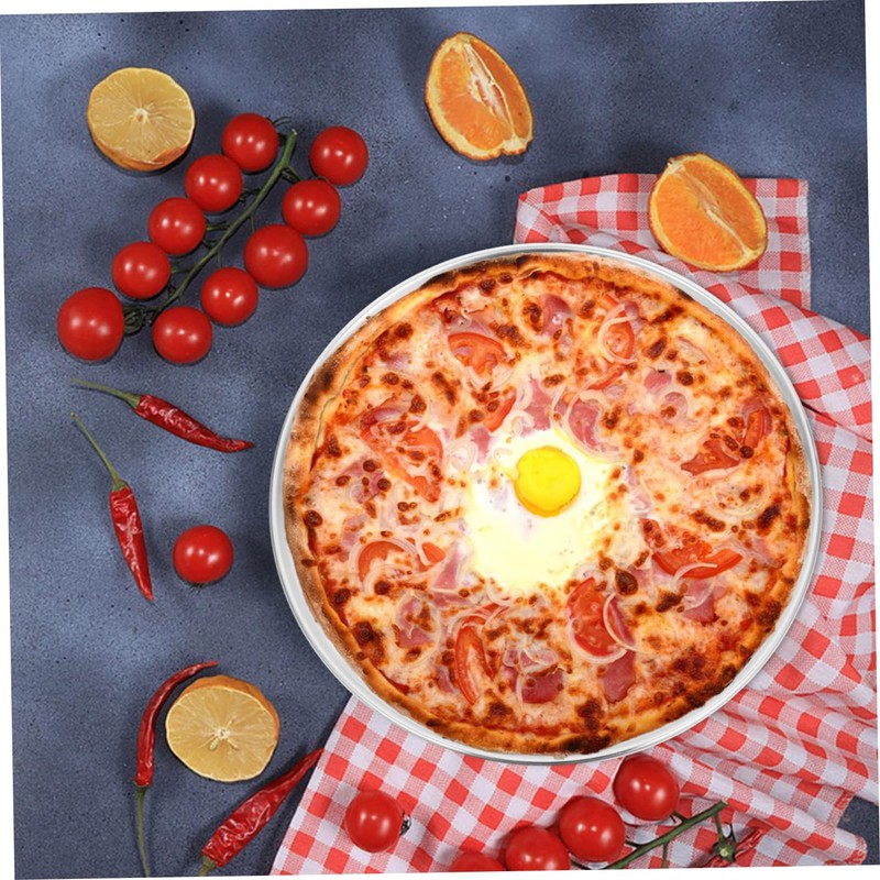 Gatuida Perforated Round Pizza Pan Multi-Function Baking Tray for Crisp