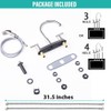 Kitchen Faucets, Kitchen Faucet with Sprayer, Brushed Nickel Kitchen Sink