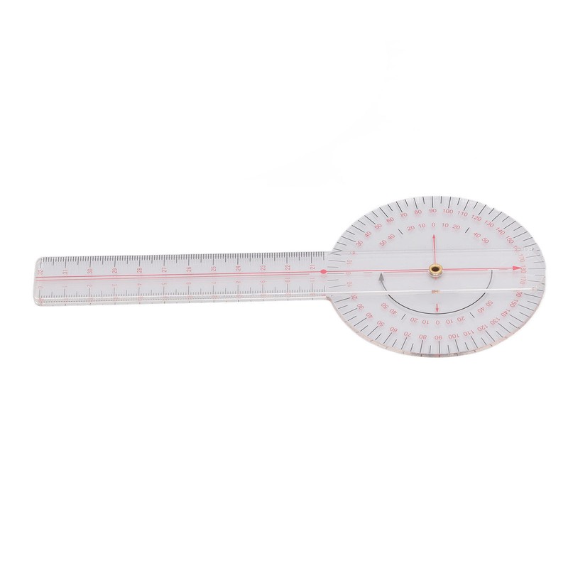 Orthopaedic Use Goniometer 360° Physical Therapy Angle Protractor Ruler for