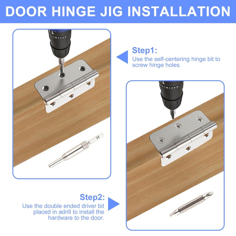 OBEST Door Hinge Template, Door Hinge Template for Router, Robust