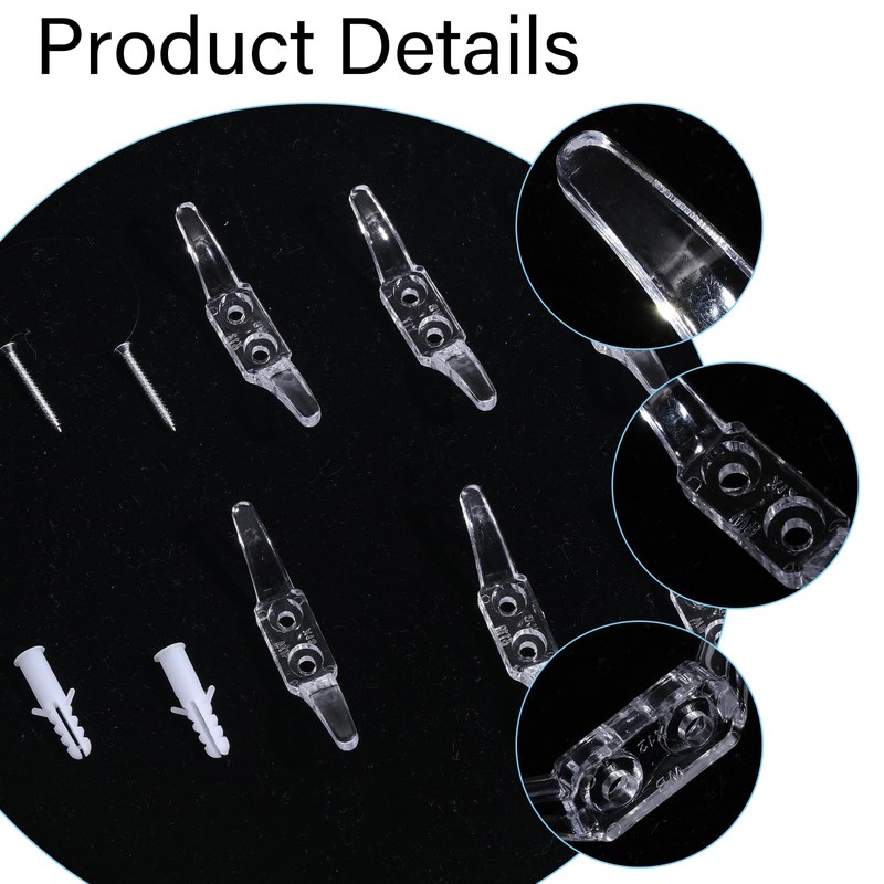 beinkmake 16Pcs Cord Cleats for Blinds Safety Rope Cleats Plastic