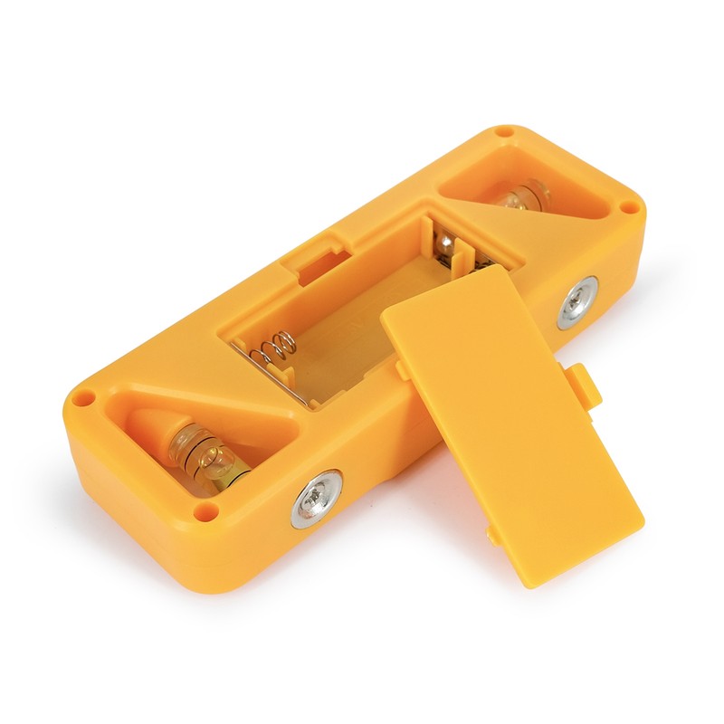 Digital Billet Torpedo Level Protractor ABS 90 Degree Orange