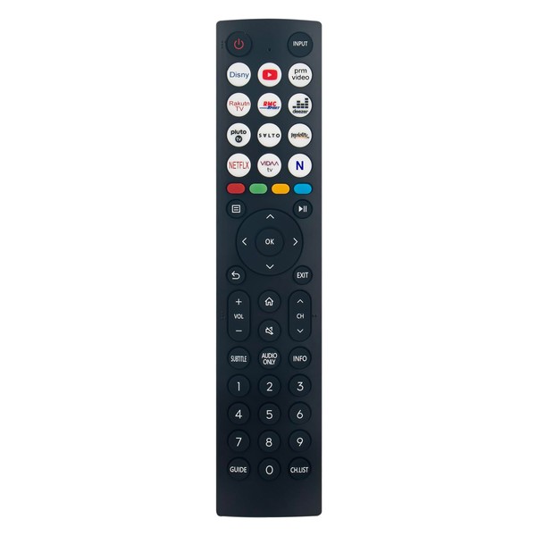 Replacement Remote Control Suitable for Hisense Full HD TV 40A47KTUK