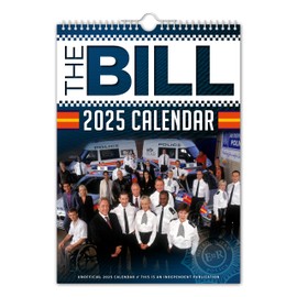 The Calendar King - The Bill 2025 Wall Calendar (A4 Size) // Nostalgic/Back to the Past/Christmas/Birthday/Gift Idea/Present/Novelty/Secret Santa/Year Planner/Office Gift