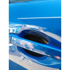 Fits Subaru Auto Accessory Black Mamba Car Door Handle Scratch Guard Protector 4 Pack Made in USA.