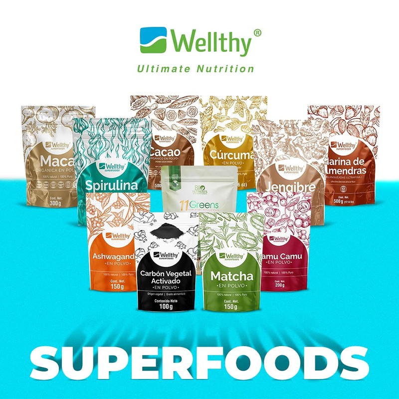 CURCUMA POLVO 500G SUPER FOODS WELLTHY