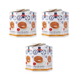 Daelmans Stroopwafels, Dutch Waffles Soft Toasted, 3 Pack Assortment, Caramel, Kosher ...