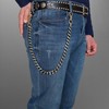 newtro Doubleness Layer Wallet Chain Trucker Jean Pants Chain for