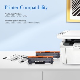 Valuetoner Compatible Toner Cartridge Replacement for HP 48A Toner Cartridge Black CF248A 248A Used for Pro M15w M16a M15a M16w MFP M31w M30w M29w Laser Printer (Black, 2 Pack)
