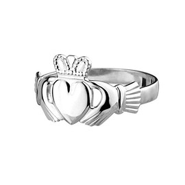 Sterling Silver Irish Friendship Ring - Size N, Sterling Silver, No Gemstone