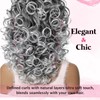 Curly Drawstring Ponytail for Black Women,20 Inch Yaki Synthetic Ponytail