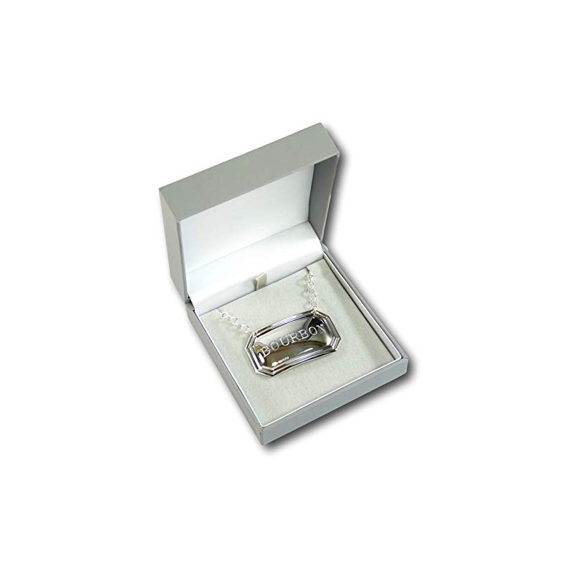 Broadway Silversmiths NEW Sterling Silver DECANTER/Wine Label - BOURBON -