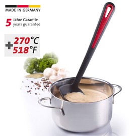 Westmark Gallant Plus 29542275 Sauce Spoon Heat Resistant up to 270 °C PPA Length 29 cm Black / Red