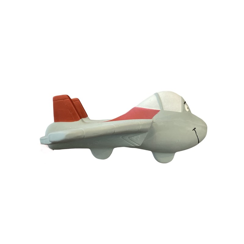 TOPGUM Biter Pilot Airplane Teething Toy 100% Natural Havea Rubber