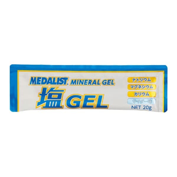 MEDALIST Medalist Salt Gel, 1 Bag, For Marathons, Trail Running, Tolerun, Running, Behavioral Diet, Supplement, Mineral, Salt Supplement, Heatstroke Prevention, Club Activities