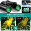 POLDR 12X25 Small Binoculars with Clear Vision, Pocket Binoculars Compact