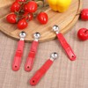 JJUNW 4Pcs Strawberry Huller, Stainless Steel Tomato Corer, Strawberry Huller
