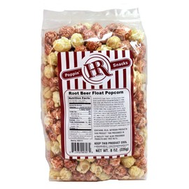 HR Poppin' Snack's Root Beer Float Popcorn - Made in USA - Made in Nebraska - Nebraska popcorn - Produced in Gibbon, Nebraska