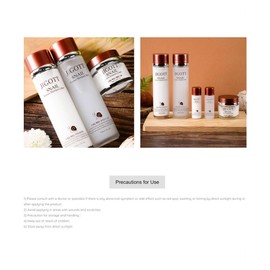 Jigott Snail Essence Moisture Skin Care 3Set, K Beauty Snail Cream, Moisturizer, Toner, Anti-Aging Hydration