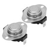 2PCS Snap Disc Temperature Switch Bimetal Engineering Plastic 25A Thermostat