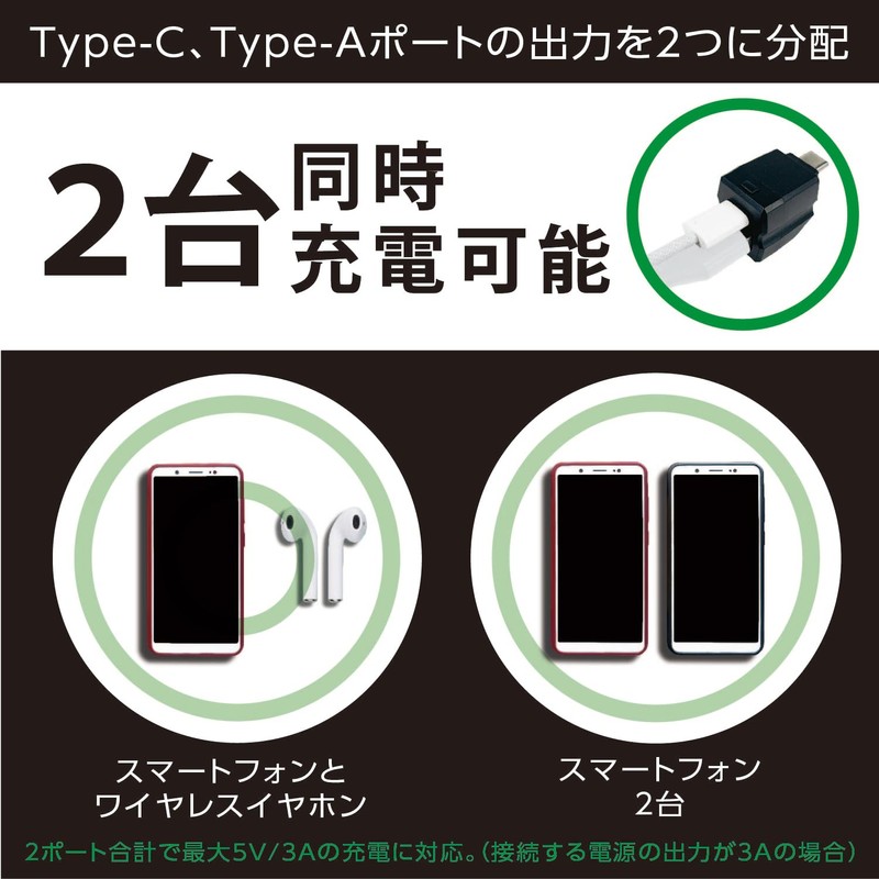 Seiwa Car Accessories, USB Hub, Rainbow Illumination 2 USB Connectors,