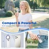 HandFan 5200mAh Portable Handheld Turbo Fan, 13000RPM Powerful Cooling Ice