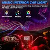 MICTUNING Car LED Interior Strip Light, 6 in 1 RGB