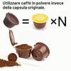 CHEFZOCO - Capsule di caffè ricaricabili per Dolce Gusto, Capsule