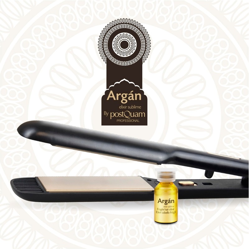 Plancha De Pelo Profesional Impregnada Con Aceite De Argán
