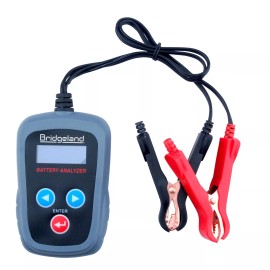Bridgeland Digital 12 Volt Portable Battery Analyzer (200-1200 Battery Types: LA, AGM,VRLA)