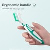 Octuitey Denture Brush 4Pcs Denture Toothbrushes，Denture Cleaning Care Cleaning Brush