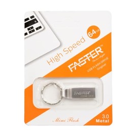 Monte Lua Faster 64 Gb Metal,64 GB USB 3.0 Flash Sürücü Anahtarlıklı Metal Parmak Sürücü 64 GB Su Geçirmez Atlama Sürücü Bellek Çubukları Bilgisayar/Dizüstü Bilgisayar Depolama Yedekleme için (64 GB 3.0, Gümüş)