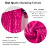 Sequin Backdrop Curtain Hot Pink Photo Backdrop 4FTx7FT Sequin Backdrop