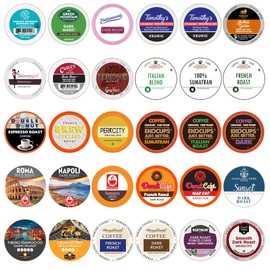 Crazy Cups Custom Variety Pack Custom Dark Roast Coffee Variety Pack 30 Pod Pack extra bold