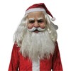 Christmas Face Mask Adults Holiday Santa Clause Latex Mask Old