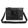 [§D∞B∞ DSBKDOUBLES BLACK] Doubles Black DSBK Shoulder Bag Sacoche SQUARES