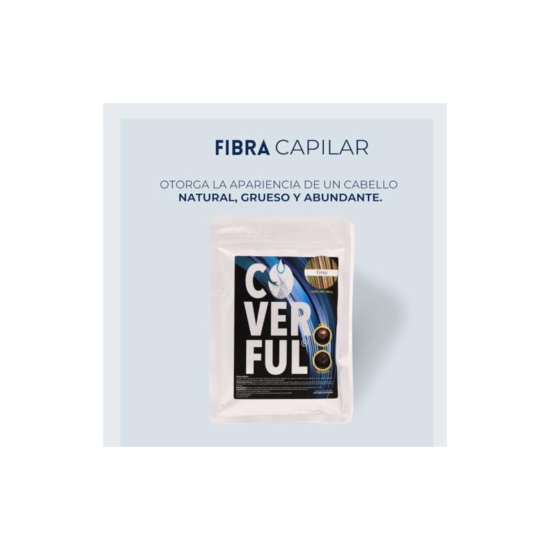 Fibra Capilar Coverful Premium 100 Gramos Para Cubrir Calvicie, Canas
