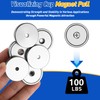Grtard 8 Pack Neodymium Cup Magnets, 110LBS Holding Force Strong