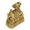 Qilin Ornament Brass Home Desktop Statue Collection Lucky Animals Crafts