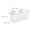 Creative Wall Mounted Storage Basket with Sticky Hooks, Iron Hanging