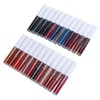 24pcs LANGMANNI Matte Lip Glaze Set Waterproof NonStick Cup Lip