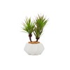 Deco 79 Faux Foliage Agave Artificial Plant with Realistic Leaves