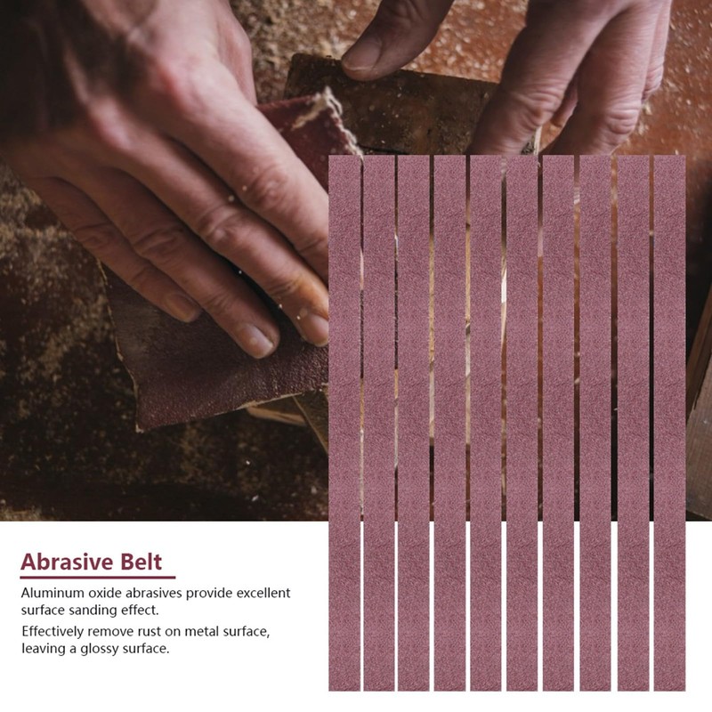 10 x 452mm x 15mm Sanding Belt Replacement for Belt