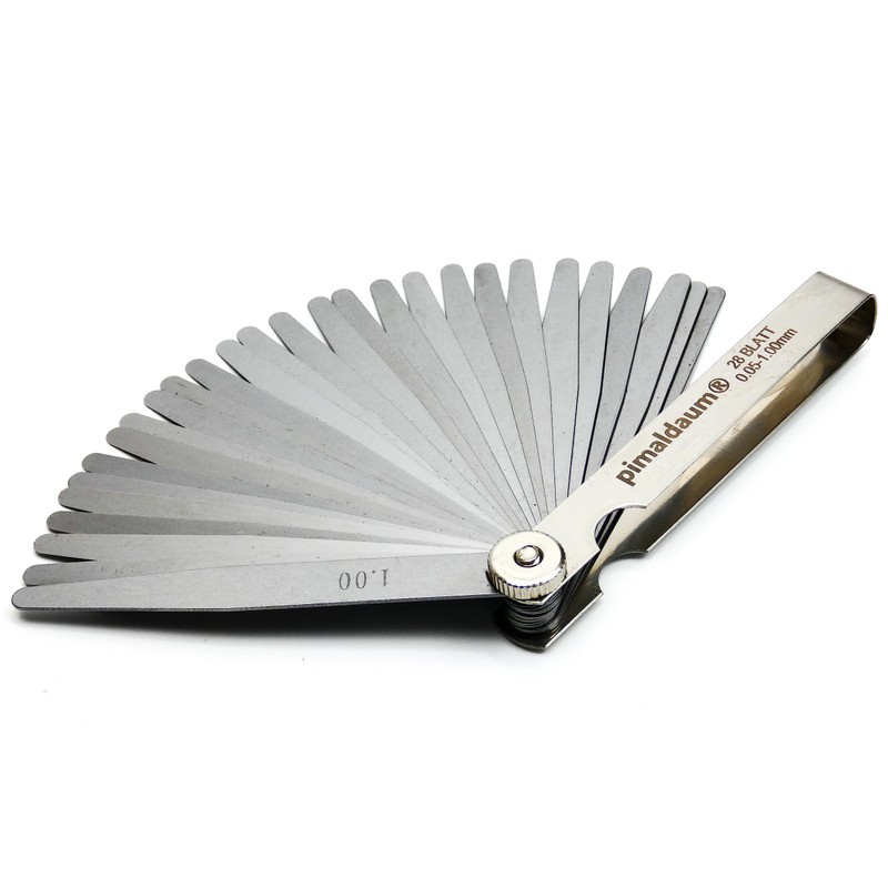 PIMALDAUM Feeler Gauge Manganese Steel 32 Blades