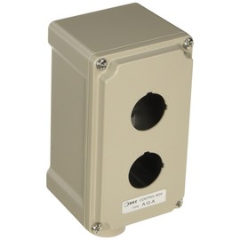 IDEC Φ30 AGA Shape Control Box IP65 for 2 Points with Holes, Standard Type AGA212Y