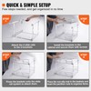 VEVOR Pull Out Cabinet Organizer, 14"Wx21"D Heavy 2 Tier Duty
