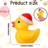 60 Pcs Christmas Ducks,Duck Party Decorations,High Looks And Cute Mini