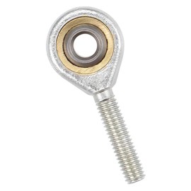 TA-VIGOR SA6T/K M6 Rod End Bearings M6x1 Left-Hand Thread Male, Carbon Steel Housing with Chrome Steel Ball, Spherical Joint Bearings for Automotive and Industrial Applications